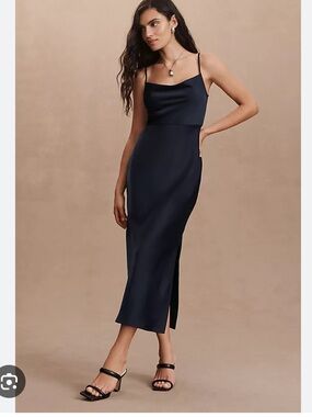 BHLDN | Dresses | Nwt Bhldn Francesca Highneck Stretch Satin Midi Dress | Poshmark BHLDN | Dresses | Nwt Bhldn Francesca Highneck Stretch Satin Midi Dress | Poshmark